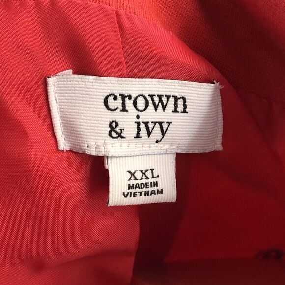 New Crown and Ivy Coral Blazer Size XXL - Picture 15 of 16